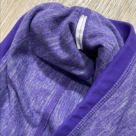 PrAna Purple Heathered Tori Capri Leggings Yoga Capri Size Large - Picture 9 of 16